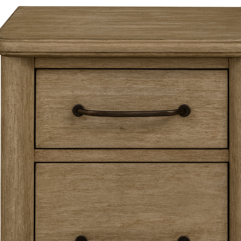 2 Drawer Filing Cabinet - Sand, Sand