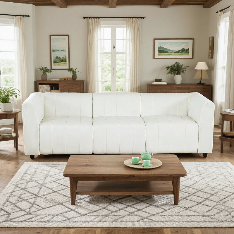2-piece Velvet Living Room Sofa Set