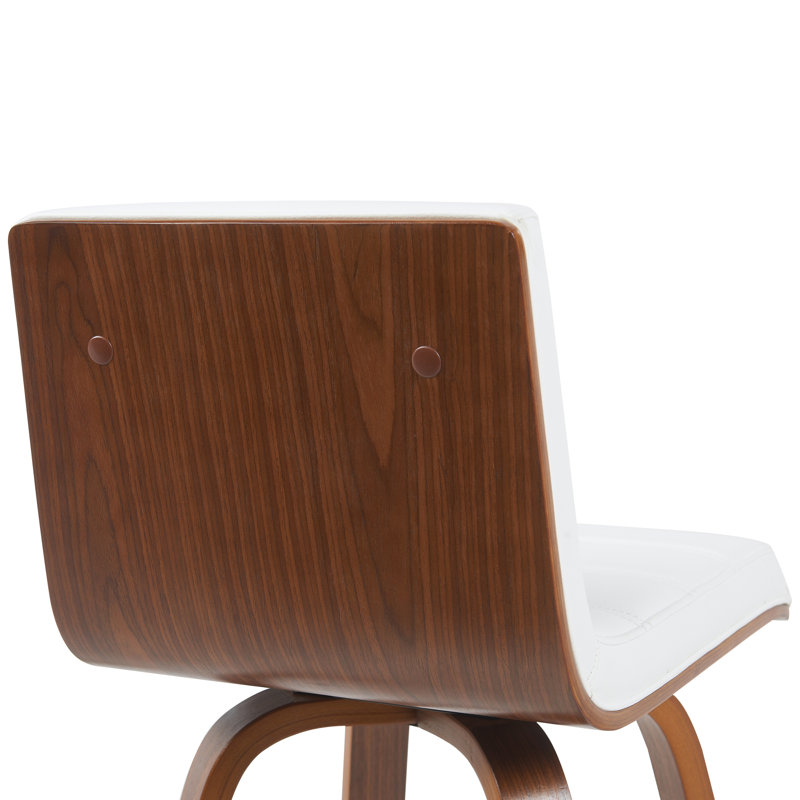 Tabouret de bar et de comptoir Biance, Brun, Blanc, Tabouret de bar (siège d'une hauteur de 30 po)