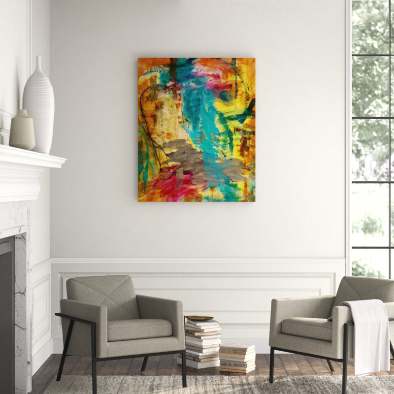 Pure Paradise Print by Ann Golumbuk, 44" H x 36" W, Image Brush Gel