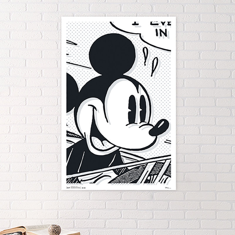 « mickey mouse », impression sur papier déco