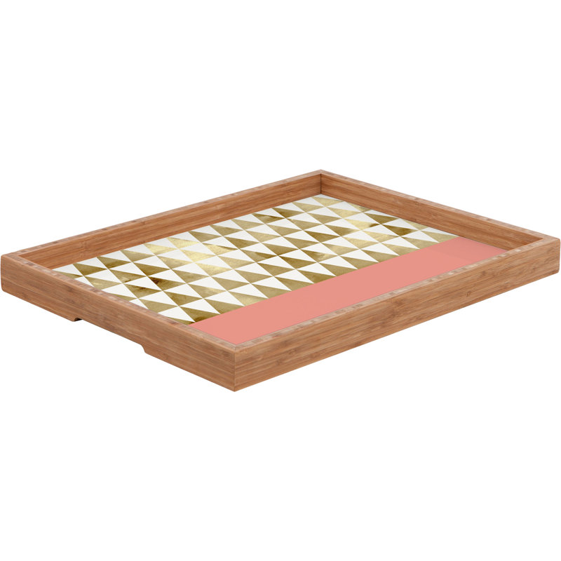 Solid Wood Tray, 1.75" H x 18" W x 14" D