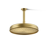 Traditional Round 10" Rainhead with Katalyst Air-Induction Spray, 2.5 Gpm