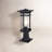 Nikole 6.5 Inch Outdoor Post Light in Black