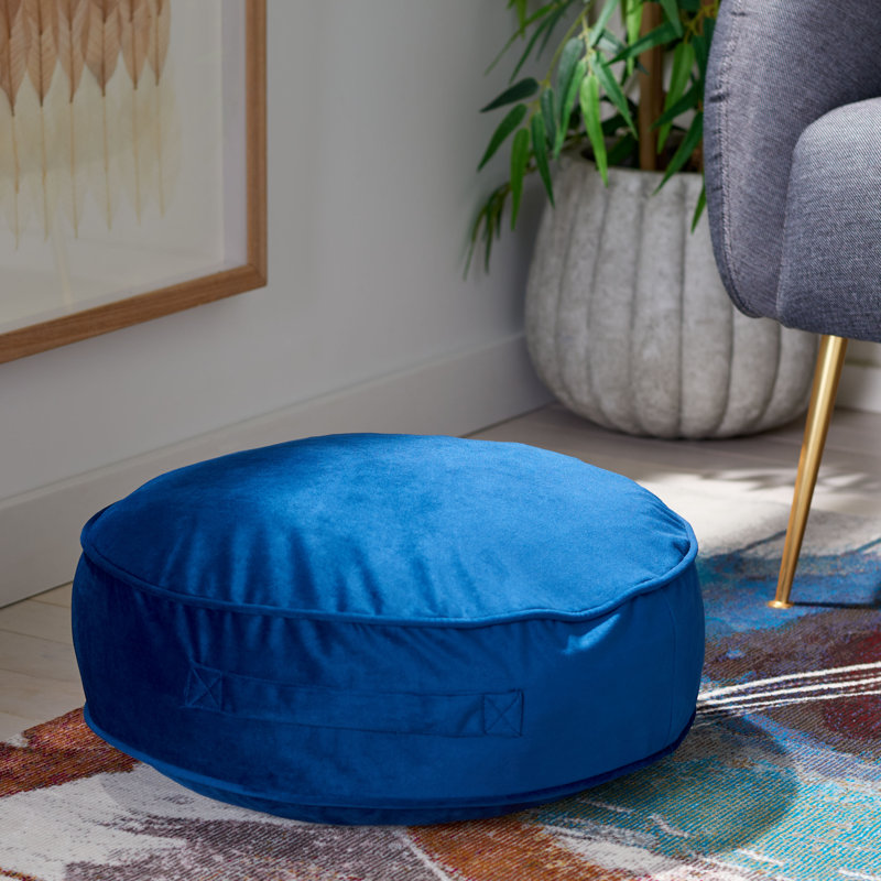 Reissa Floor Pillow, Royal/Blue