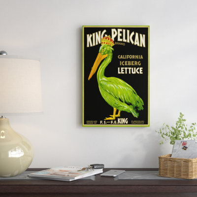 " King Pelican Brand Lettuce " by Print Collection