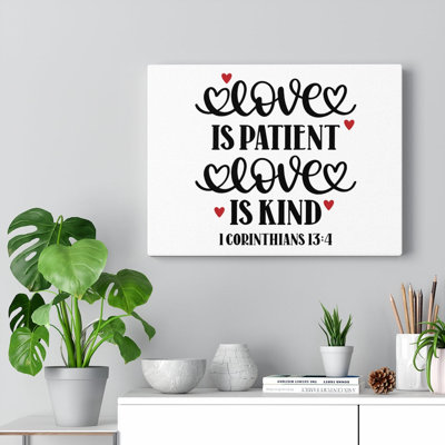 Love - Wrapped Canvas Print