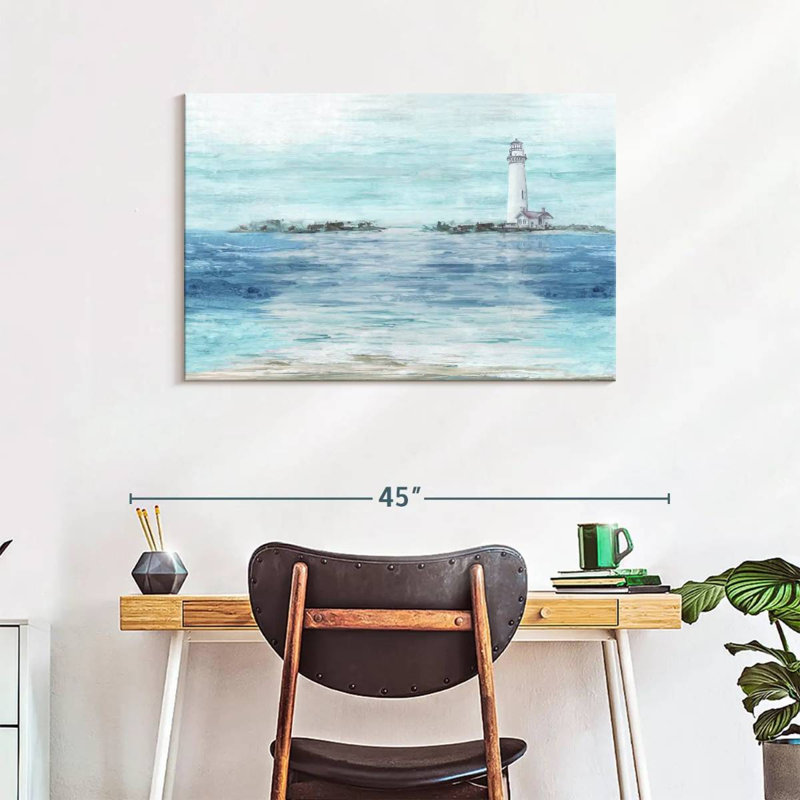 Gillard Coastal Lighthouse View, 24" H x 36" W