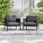 DAWSON OUTDOOR PATIO 2PCS ALUMINUM CLUB CHAIR-1095992082