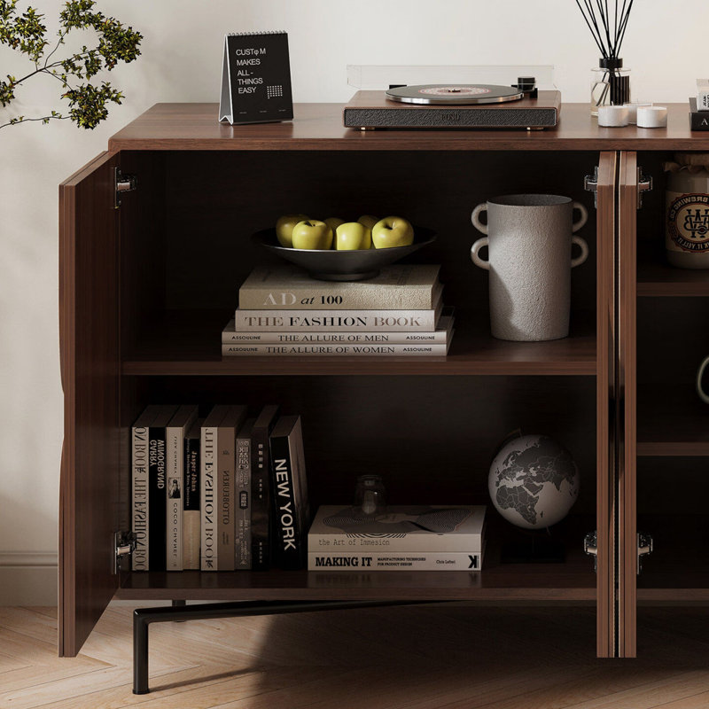 Buffet grande capacité, 33.46" H x 55.12" W x 15.75" D