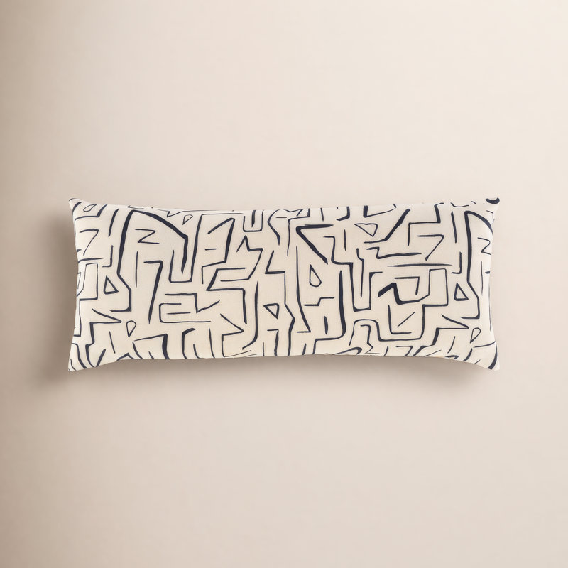 Upton Rectangular Cotton Pillow Cover & Insert, Down