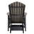 Walnut and Black Adirondack Glider Chair-1083769353