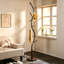 Pied de plancher en noyer noir clair