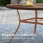 53.1" Round Outdoor Patio Dining Table-1394263420