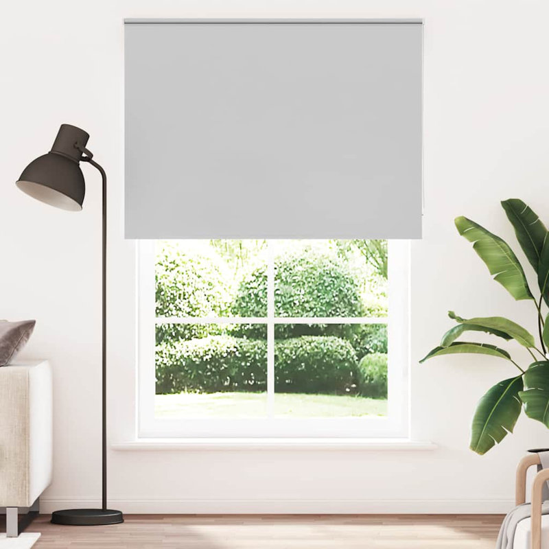 Roller Blind, Light Grey, 165cmW x 230cmL