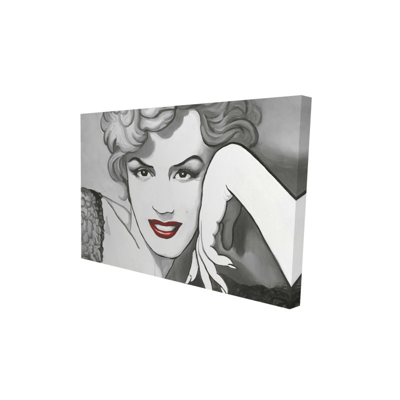 Toile romantique rétro de style rétro Marilyn Monroe | Décoration intérieure