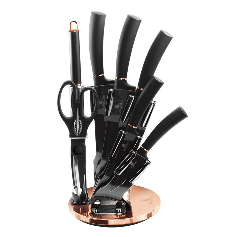 Ensemble de couteaux 8 pièces Berlinger Haus, Rose noire