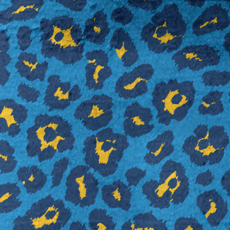 Serviette de plage Magna, Bleu poudre / or / bleu marine, Microfibre