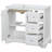 Bathroom Vanity with Ceramic Sink-348018787