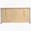 Commode 6 tiroirs blanche ultrabrillante