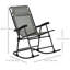 Chaise berçante de jardin