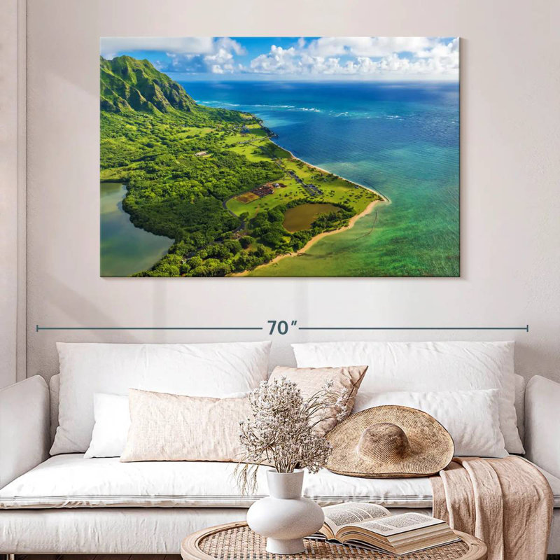 Gillard Coastal Kaneohe Bay, H 34 po x l 51 po