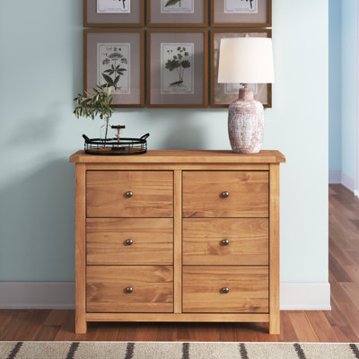 Nero 110 cm W Chest of 6 Drawers