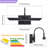 Dimmable Black LED Wall Sconce Rotatable Metal Vanity Light-1019523934