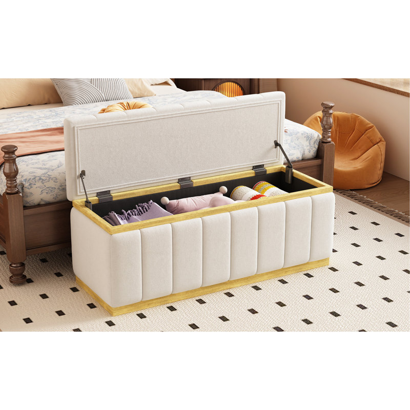 Banc avec grand espace de rangement pour le salon