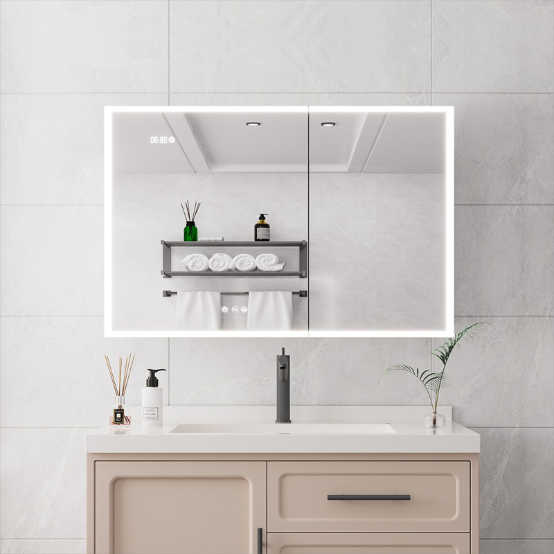 Armoire à pharmacie de salle de bain avec lumières