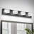4-Light Dimmable LED Vanity Light Fixtures over Mirror with 3 Color Temperatures （3000K/4000K/5500K)