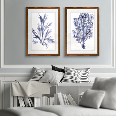 « vivre under sea iii » par vincent van gogh, ensemble de 2 reproductions d’art sur cadre photo