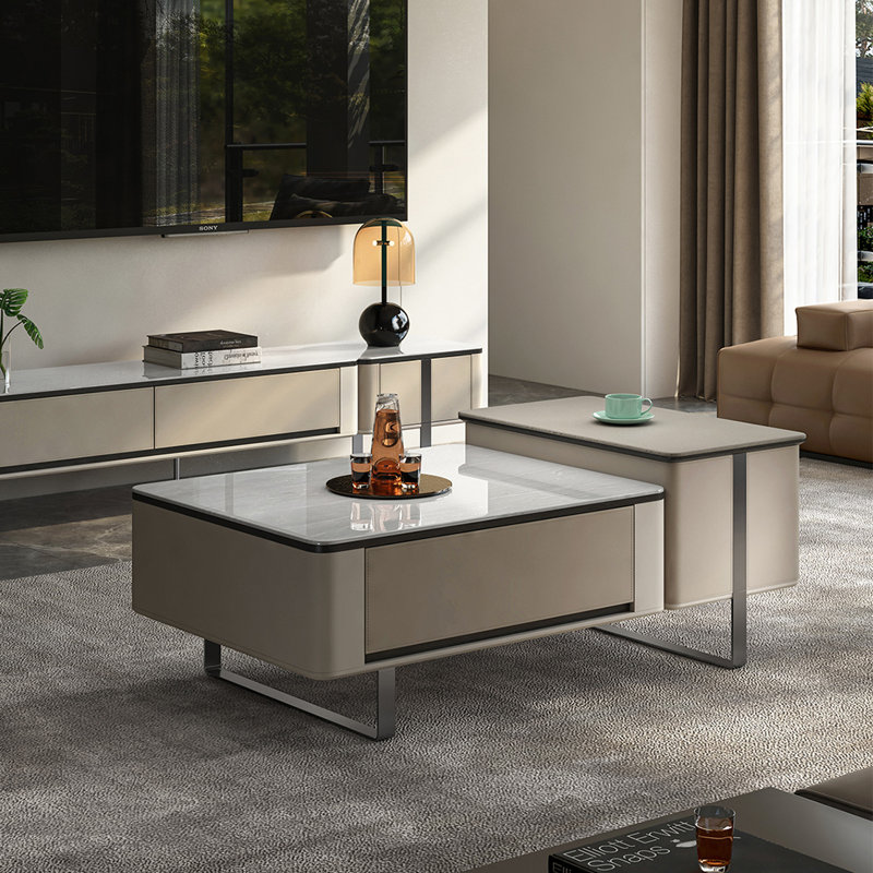 Table basse en marbre italien
