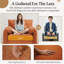 Fauteuil surdimensionné avec accoudoirs confortables Mid-Century-725502263
