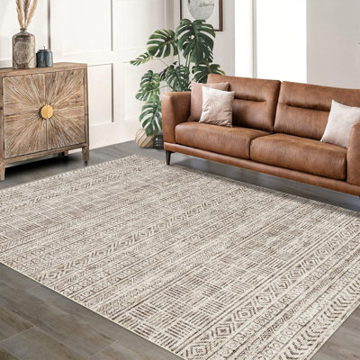 Tapis tribal antidérapant et antidérapant Boho - Tapis antidérapant moelleux et antidérapant Boho