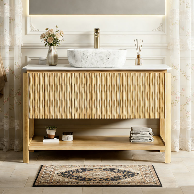 Meuble-lavabo autoportant 48 po avec lavabo vasque 48 po, 48"