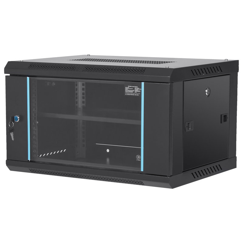 VEVOR Wall Mount Network Server Cabinet, Server Rack Cabinet Enclosure. for IT Equipment., 13.8" H x 23.6" W x 17.8" D