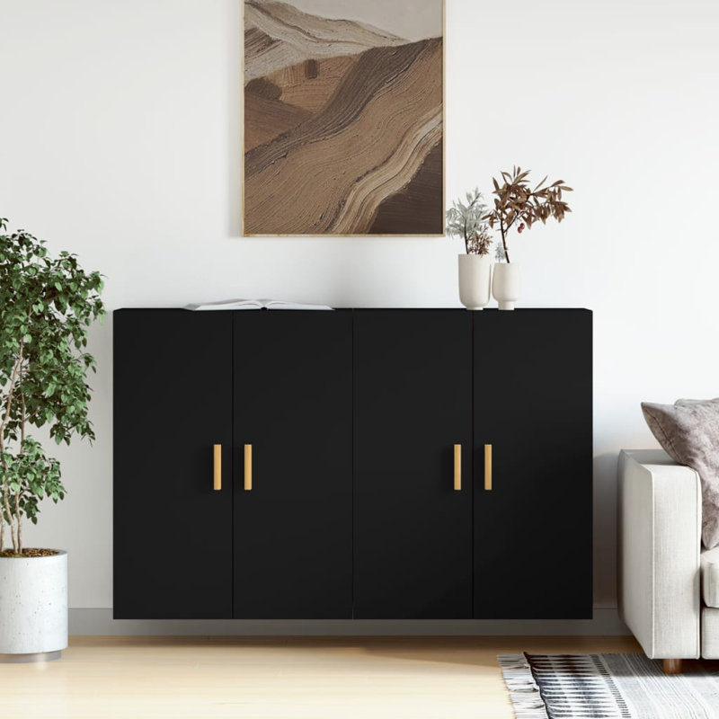 Maytal Bathroom Cabinet, Black