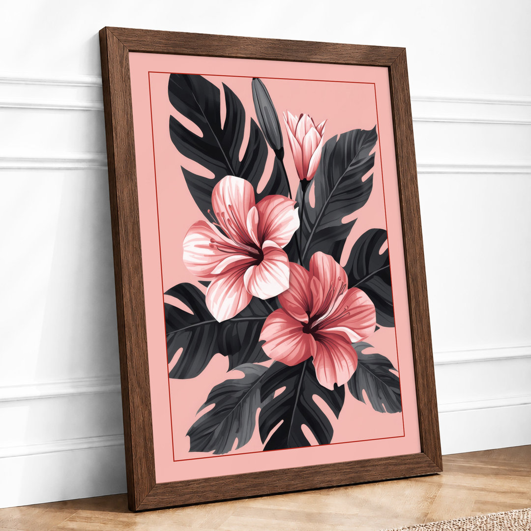 Delicate Blooms Botanical - Framed Print