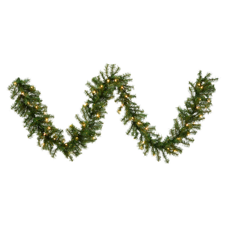 108'' in. Lighted Faux Mixed Assortment Garland