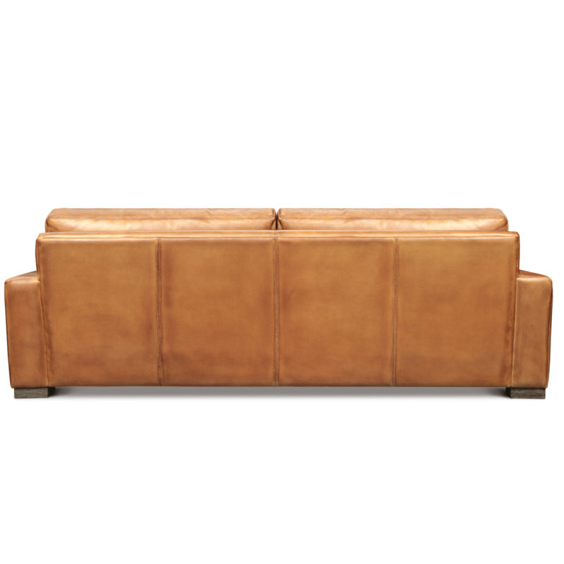 Downtown Cowboy Leather Sofa, Mustang (Maestro Artisano), Espresso