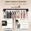 186cm Adjustable Wall Mounted Clothes Rack