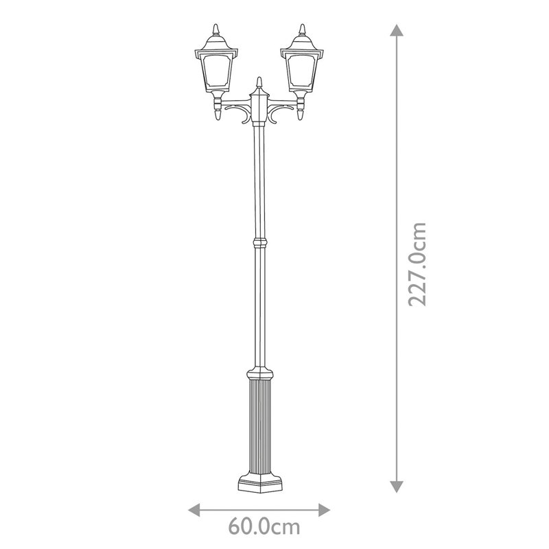 Thurstone Transparent Lamp Post (Full)