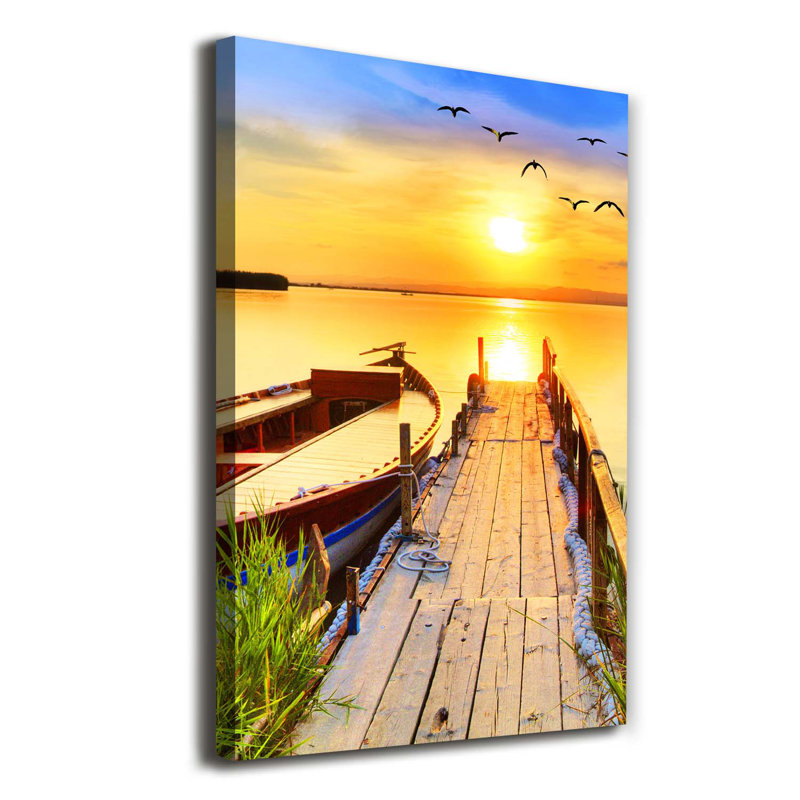 Lake - Wrapped Canvas Print