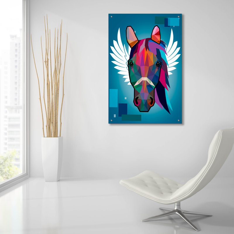 «Wpap Horse 2» par Mark Ashkenazi, H 36 po x l 24 po x P 0,2 po