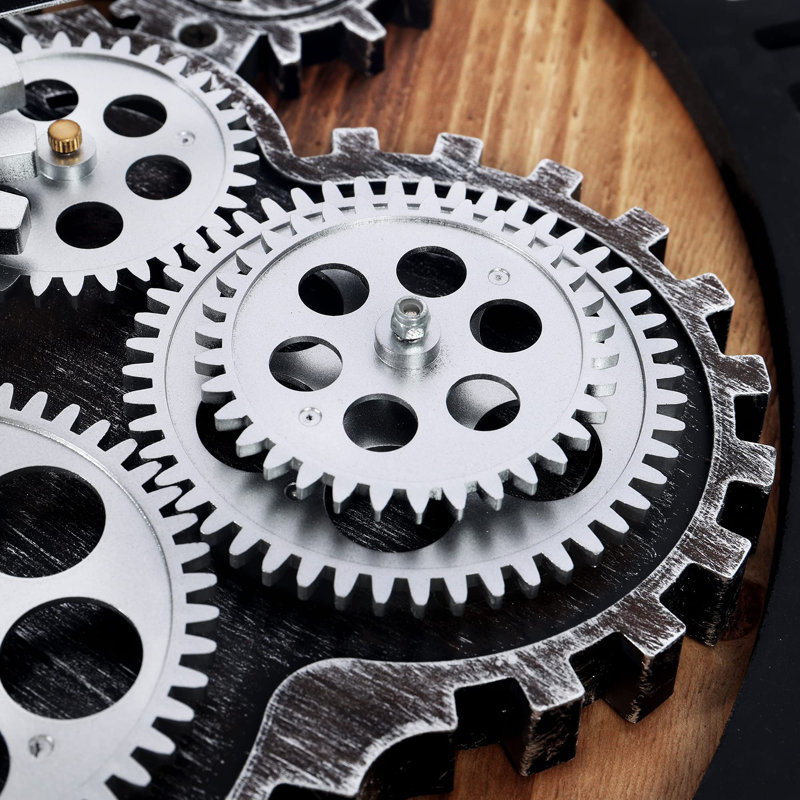 Brailin Manufactured Wood Wall Clock