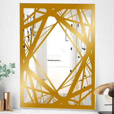 Capital Jangle Glam Modern Frameless Accent Mirror