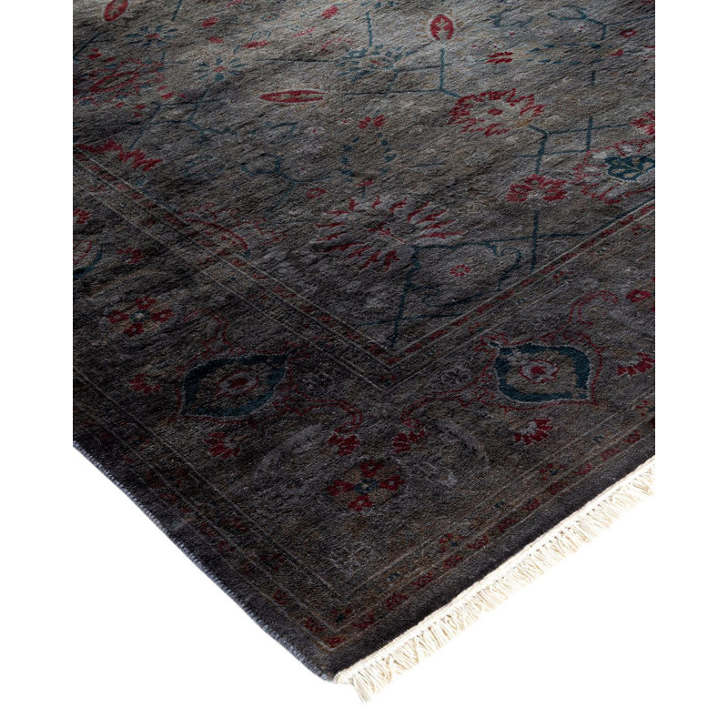 Yazmani One-of-a-Kind 4' 1" X 6' 1" Hand Knotted Area Rug