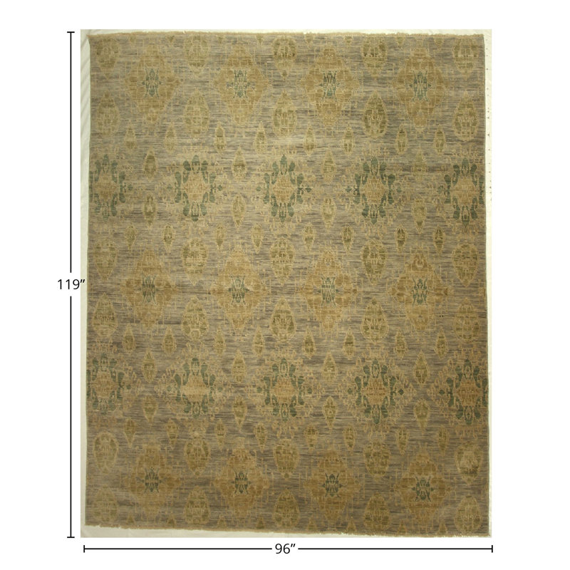 Ember Hand Knotted Ikat Indoor Rug