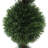 3' Artificial Double Ball Green Cedar Topiary.
